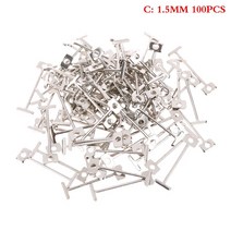 건설 도구 실노 천을 마 상자 홀더100pcs 0.91.21.5mm 스틸 바늘 샘플 타일 레벨링 시스템은 타일 레벨링 장치 클리어런스 도구 건설 도구를 대체 할 수 있습니다, 1.2mm 100개