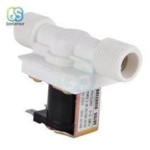 전동벨브 솔벨브 220v 110v 24v 12v 플라스틱 솔레노이드 밸브 자기 세탁기 디스펜서 식수 공압 압력 컨트롤러 스위치, 교류 220v