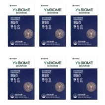 유한양행 와이즈바이옴 프로바이오틱스 패밀리 30포 [6개]