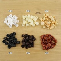 피스캡 50개입 10mm 흑색 피스 구멍 캡 기타 부속
