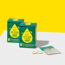HACCP 식약처인증 MCT 오일 캡슐 C8 C10 황금비율 6대4 식물성 코코넛오일 100% 인도네시아 중쇄지방산 카프릴산 카프르산 엠시티 착한지방 알약 정제, 2개월분