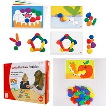 주니어 무지개조약돌 36P 놀이치료교구 특수교육교구