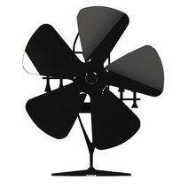 화목난로 열로 작동하는 5 엽 가정용 친환경 벽난로 팬 난로용 송풍기 전기 없음 목재/가스/펠렛 St, [03] 905H
