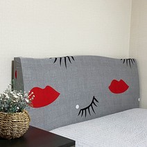 침대헤드덮개 침대 헤드 머리 프레임 리폼 커버 보드 천갈이, 그레이립 소