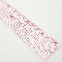 행복한다이세상 홈패션 미싱 재봉틀 수예 자수 퀼트 부자재 모음 일부상품 가격인상, F-04. 그레이딩자 2.8 x 30cm (인치겸용)