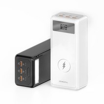 맥스틸 GM-PW6016 160W PD3.0 초고속충전 맥북/노트북충전 대용량 보조배터리 60000mAh, 블랙