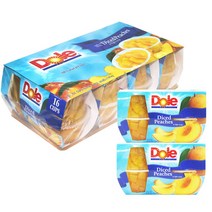 Dole 복숭아 과일컵 113g x 16 x 2세트