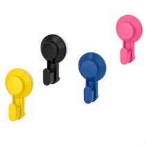 이케아 TISKEN 티스켄 흡착식후크 4개 깔끔정돈 다용도걸이 청결, 단품