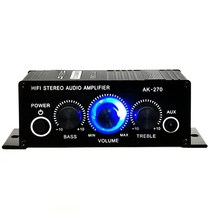 400W 디지털 홈 파워 오디오 앰프 Amplificador Hifi 스테레오 서브 우퍼 음악 플레이어 오디오 앰프 FM 라디오 마이크 자동차 가정용|Amplifier|, 1개, CHINA, AK170