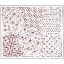 사시코 패키지 호비라 호비레 복합문양2(사시코 원단과 사시코실 1개)