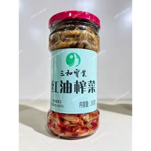 CY중국식품 삼화보업 홍유자차이 260g/병 밥차림자차이 입맛을 돋우는 짜채, 260g, 1병, 1개