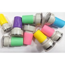 [삼촌네도장] 칭찬스탬프 내맘대로스탬프 유치원스탬프 어린이집스탬프 학교스탬프 주문제작, 보라, 30mm, 노랑