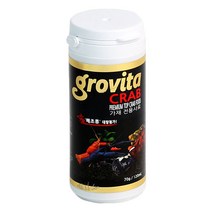 그로비타 크랩 사료 70g/120ml 가재 게 갑각류 전용, 1개