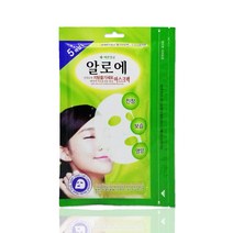 예쁜얼굴 알로에 마스크팩 5매입, 1개, 5개입