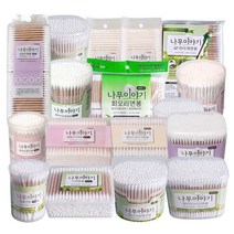 면봉 순면 멸균 면봉 종이 여드름 압출 화장 뾰족 면봉 왕 회오리 나무 이야기 20종, 종이스틱4P면봉(400P)회오리형