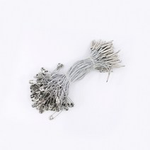 택고리 KP 택끈 약100개 상표끈 옷핀실고리핀(실버핀+실버끈), 상세페이지 참조