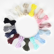 Jstrading 컬러 마스크 고무줄 마스크끈 900cm, 1개, 16 블랙