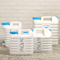 코멕스 6L 10L 12L 15L 20L 플라스틱 말통 수도꼭지 캠핑물통, 일반형 15L, 1개