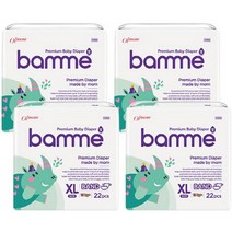 bamme 밤 기저귀 밴드형 특대형 5단계 13kg~, 88매