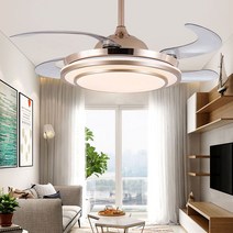 천정 실링팬 아파트 대형 선풍기 천장 LED, 단일사이즈, BL
