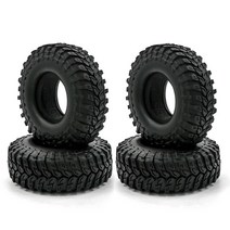 RC카바퀴 부품 1/10 RC카용 범용 오프로드 타이어 트레드 키트 TRX4 SCX10 90046 90047 CC01 타이어 1.9 인치 4 개, 1.A