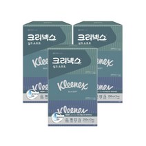 크리넥스 실크소프트 미용티슈 각티슈 250매 3입 3팩