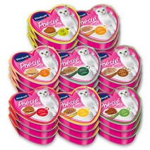 비타크래프트 고양이 주식캔 포에시 하트캔 85g x15개세트(1box), 오리&에그85g(젤리)x15개세트(1box)
