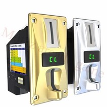 캡슐뽑기 기계 자판기 머신 cl-168 멀티 코인 셀렉터 억셉터(led 포함) 8 코인 전자 프로그래밍 가능 마사지 의자 아케이드 자동 판매기 호환용, 2코인을 수락