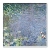 지클레 그림 액자 76x76cm - 모네 수련 | Giclee Paint Frame 76x76cm - P12