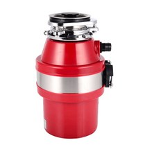 가정용 씽크대 음식물처리기220V 쓰레기 처리기 가정용 주방 푸드 프로세서 싱크 폐기물 슈레더, 01 빨간_01 미국