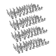 GHSHOP 400 조각 2cm 플라스틱 장난감 군인 Figurs 육군 남자 액세서리 블랙, 설명