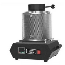소형 용해로 금 녹이는기계 전기 미니 용광로 주석, 1150C (1kg) 검정색