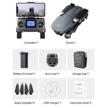 드론 6K 듀얼 카메라 JJRC X20 RC GPS Brushl, with 1 Battery