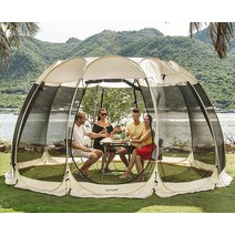 ULTICOR Canopy 야외 스크린 텐트 인스턴트 팝업 룸 대형 하우스 피크닉 바베큐 파티 파티오 및 캠핑용 1215인용 정자 캐노피 텐트 방수 불가 (38.1 x 38
