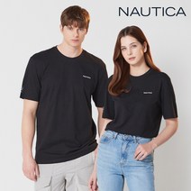 [NAUTICA] 노티카 클래식 로고 반팔티셔츠 블랙