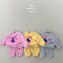 [줌줌]소이빈 럭키앤로로상하세트 유아 키즈 아동 아기상하복 아동복 여아 남아 아동봄옷