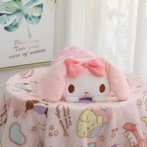 마이멜로디 시나모롤 쿠로미 극세사 쿠션 무릎 담요