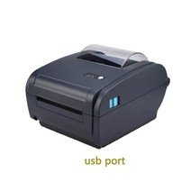 블루투스휴대용 핸드 프린터 사무용 복합기 복사기110mm 열 라벨 프린터 usb 바코드, USB 블랙, 나는 플러그