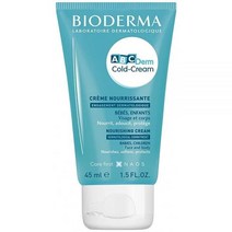 바이오derma - ABCDerm 콜드 크림 부드러운 모이스처라이징 바디 아기 및 아동용 로션 44.9ml(1.5온스), 44.9ml