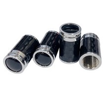 대우 공용 타이어밸브캡 악세사리 / 개당가격, 카본 / 로고 대우