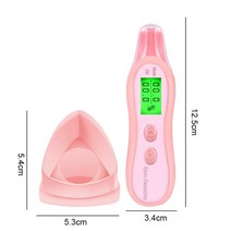 lcd 디지털 피부 수분 테스터 감지기 분석기 모니터 페이셜 오일 워터 테스터 스킨 테스터 소녀 건강 얼굴 케어 스파 모니터, 분홍색