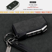 이지스오토랩 에어로 기아 신형 4세대 카니발 KA4 스마트 키홀더 키케이스 스마트키홀더 키링, 에어로S K-09 7버튼(그레이)