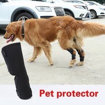 반려견슬개골탈구무릎보호대 강아지 슬개골 보호대 고관절 2pcs 개 지원 중괄호 개 지원 애완 동물 무릎 패드 다리 발목 관절 랩 통기성 부상 복구 다리 프로, L