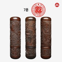 [삼촌네도장] 국산 벽조목 레이저 뚜껑 법인도장 회사도장 개인도장 인감도장 7푼(21mm), 용, 예서체(한글만)