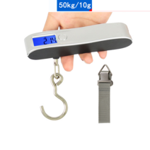 가정용 초소형 저울 휴대용 무게 측정기 수하물 측정, 줄자부착 스테인리스 벨트식 7호 전지식