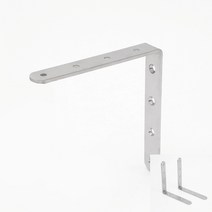 GVP 영달철물 스텐꺽쇠 코너철 2P세트150X150MM 하스너 꺾쇠 스탠하스너 하스너꺽쇠 앵글화스너 화스너 가구꺽쇠 ㄱ자꺽쇠 스텐코너철, 2개