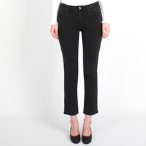 게스 여성 두꺼운 융털바지 슬림 스트레이트 데님팬츠 YL4D3190