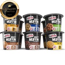 플랲잭트 마이티 머핀 파워 브렉퍼스트 버라이어티 - 바나나 카라멜 블루베리 시나몬롤 더블 초콜릿 시나몬 애플 레몬 크림 660g, １２개　(１２개당 91,000원 - 코드221p)