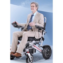 전동휠체어 접이식휠체어 경량전동휠체어 전동휠체어모터 장애인정동휠체어 휠체어 자동휠체어 노인, 수동26A배터리+40km