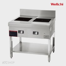 웰치인덕션 업소용 인덕션 웰치 2구 간택기 높은렌지 KRI-700MC, 10Kw
